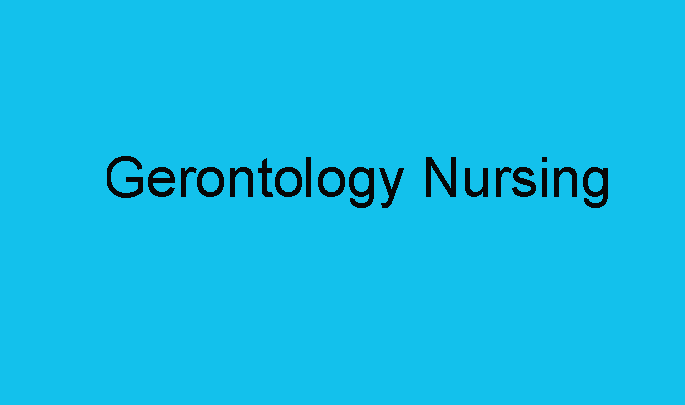 Gerontology Nursing (Aging & the Elderly)